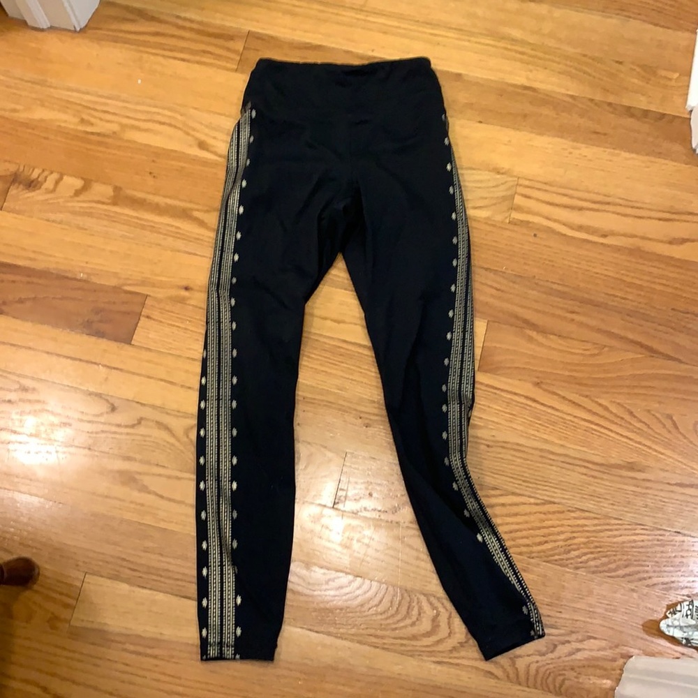 Spiritual Gangster Black and Gold design pants